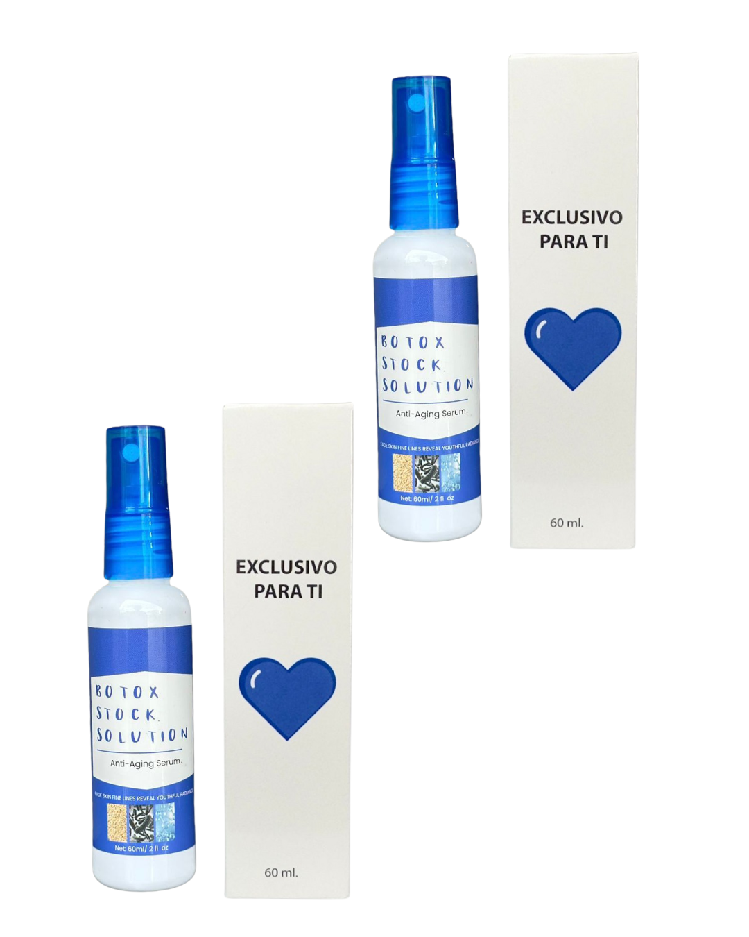 (2) Botox solution antiarrugas